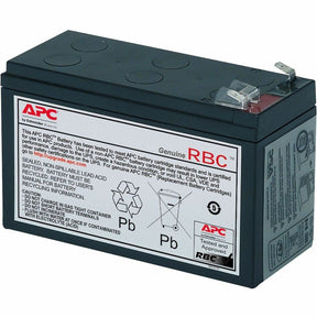 APC Replacement Battery Cartridge for Back-UPS, 12V 9Ah lead-acid battery, 2-year repair or replace warranty — RBC17