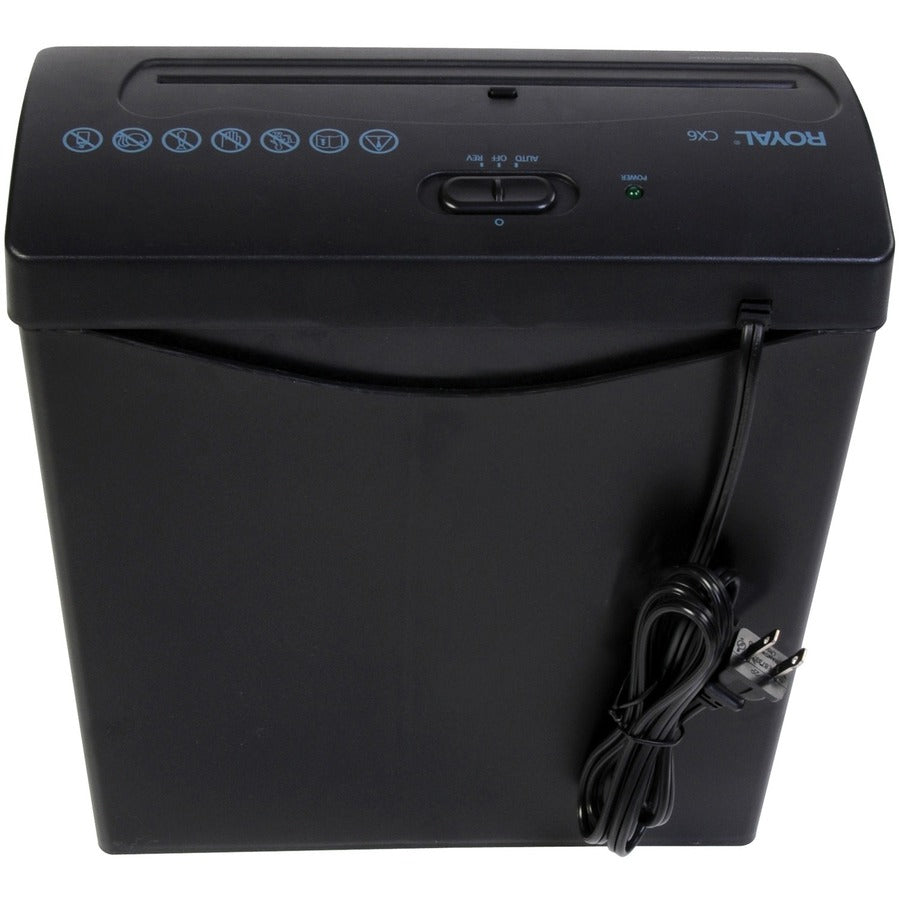 Royal CX6 Medium Duty Shredder — 29183G-BK