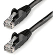 StarTech.com 75ft CAT6 Ethernet Cable - Black Snagless Gigabit - 100W PoE UTP 650MHz Category 6 Patch Cord UL Certified Wiring/TIA — N6PATCH75BK