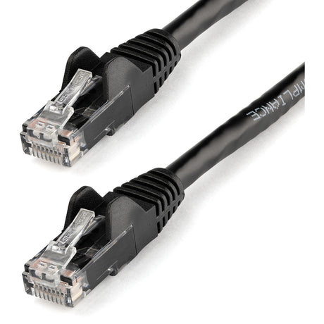 StarTech.com 75ft CAT6 Ethernet Cable - Black Snagless Gigabit - 100W PoE UTP 650MHz Category 6 Patch Cord UL Certified Wiring/TIA — N6PATCH75BK