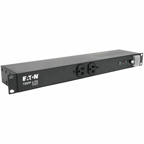 Eaton Tripp Lite Series Isobar 12-Outlet Network Server Surge Protector, 15 ft. (4.57 m) Cord with L5-20P Plug, 3840 Joules, Diagnostic LEDs, 1U Rackmount — IBAR12-20T