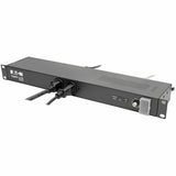 Eaton Tripp Lite Series Isobar 12-Outlet Network Server Surge Protector, 15 ft. (4.57 m) Cord with L5-20P Plug, 3840 Joules, Diagnostic LEDs, 1U Rackmount — IBAR12-20T