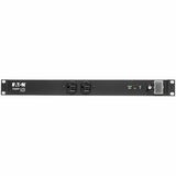 Eaton Tripp Lite Series Isobar 12-Outlet Network Server Surge Protector, 15 ft. (4.57 m) Cord with L5-20P Plug, 3840 Joules, Diagnostic LEDs, 1U Rackmount — IBAR12-20T