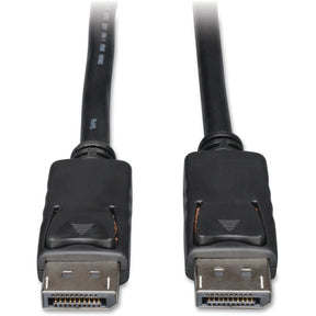 Eaton Tripp Lite Series DisplayPort Cable with Latching Connectors, 4K 60 Hz (M/M), Black, 3 ft. (0.91 m) — P580-003