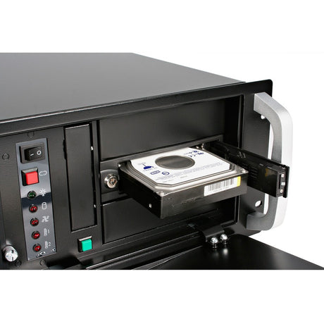 StarTech.com 5.25" Tray-Less SATA Hot-Swap Hard Drive Bay - Storage mobile rack - black — HSB100SATBK