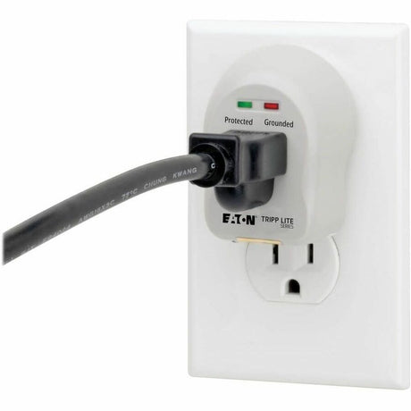 Eaton Tripp Lite Series 1-Outlet Personal Surge Protector, Direct Plug-In, 600 Joules, 2 Diagnostic LEDs — SPIKECUBE