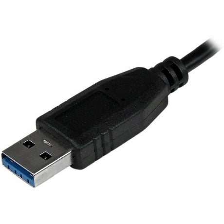 StarTech.com Portable 4 Port SuperSpeed Mini USB 3.0 Hub - 5Gbps - Black — ST4300MINU3B