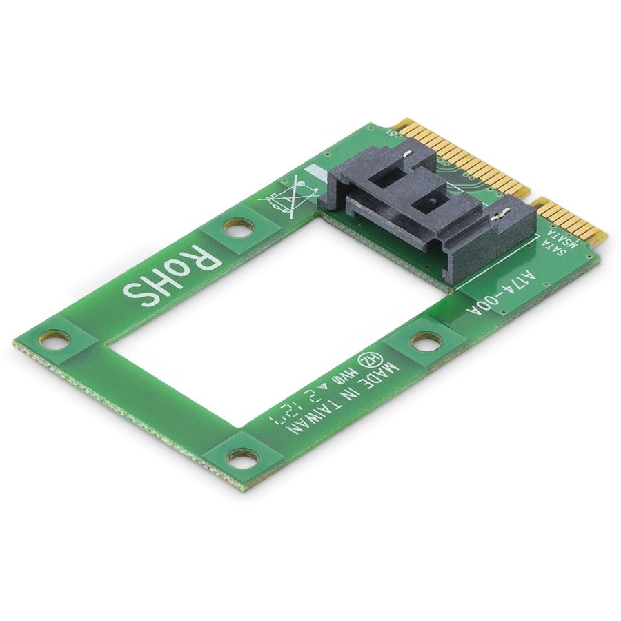 StarTech.com mSATA to SATA HDD / SSD Adapter &acirc;&euro;" Mini SATA to SATA Converter Card — MSAT2SAT3