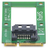 StarTech.com mSATA to SATA HDD / SSD Adapter &acirc;&euro;" Mini SATA to SATA Converter Card — MSAT2SAT3