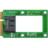 StarTech.com mSATA to SATA HDD / SSD Adapter &acirc;&euro;" Mini SATA to SATA Converter Card — MSAT2SAT3