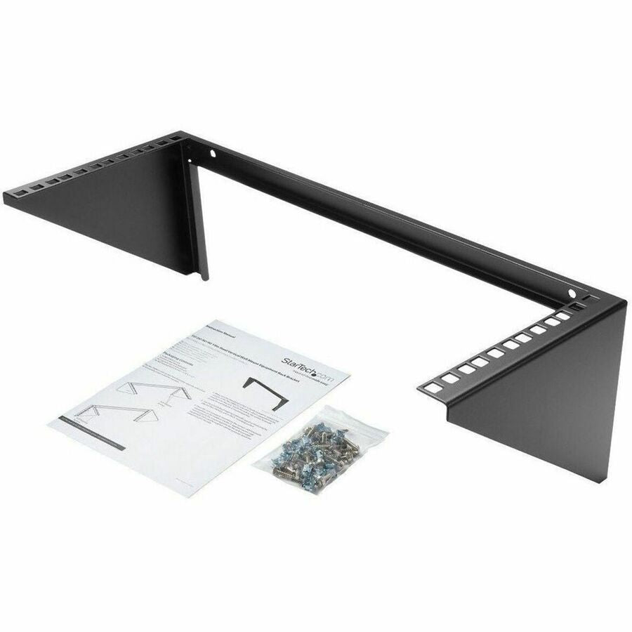 StarTech.com 4U 19in Steel Vertical Wallmount Equipment Rack Bracket — RK419WALLV