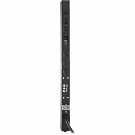 Eaton Tripp Lite Series 2kW Single-Phase Local Metered PDU, 100-127V Outlets (6 5-15/20R), L5-20P/5-20P adapter, 0U Vertical, 24-in. — PDUMV20-24