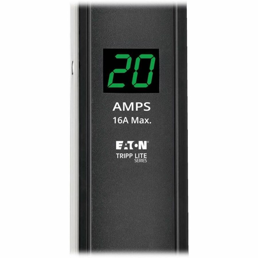 Eaton Tripp Lite Series 2kW Single-Phase Local Metered PDU, 100-127V Outlets (6 5-15/20R), L5-20P/5-20P adapter, 0U Vertical, 24-in. — PDUMV20-24