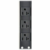 Eaton Tripp Lite Series 2kW Single-Phase Local Metered PDU, 100-127V Outlets (6 5-15/20R), L5-20P/5-20P adapter, 0U Vertical, 24-in. — PDUMV20-24