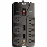 Eaton Tripp Lite Series Protect It! 8-Outlet Surge Protector, 10 ft. Cord, 3240 Joules, Modem/Coax/Ethernet Protection, RJ45 — TLP810NET