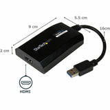 StarTech.com USB 3.0 to HDMI Adapter, DisplayLink Certified, 1920x1200, USB-A to HDMI Display Adapter, External Graphics Card for Mac/PC — USB32HDPRO