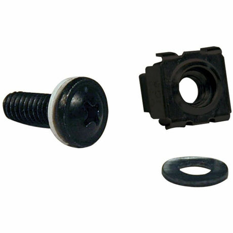Eaton Tripp Lite Series SmartRack Square Hole Hardware Kit with 50 M6 screws and washers — SRCAGENUTS