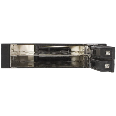 StarTech.com 2 Drive 2.5in Trayless Hot Swap SATA Mobile Rack Backplane - Storage bay adapter - black — HSB220SAT25B