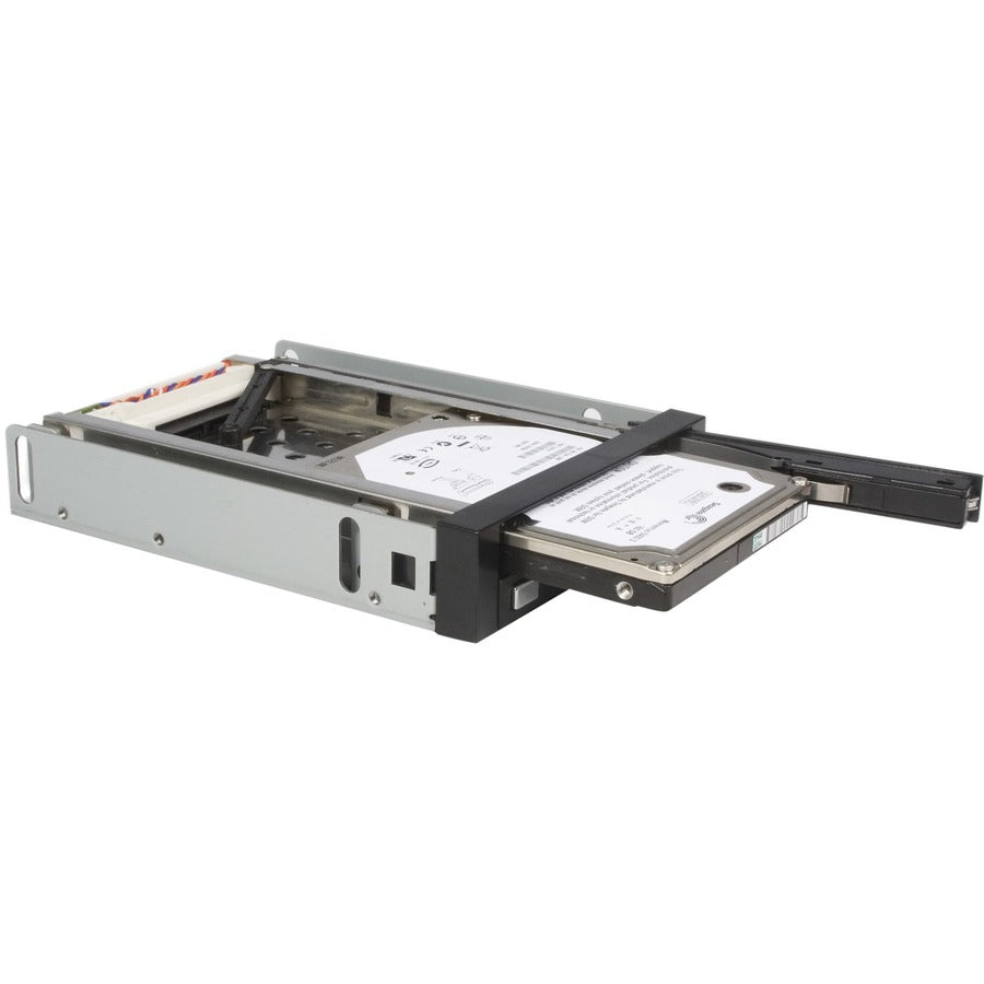 StarTech.com 2 Drive 2.5in Trayless Hot Swap SATA Mobile Rack Backplane - Storage bay adapter - black — HSB220SAT25B