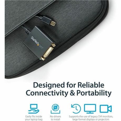 StarTech.com Mini DisplayPort to DVI Video Adapter Converter — MDP2DVI