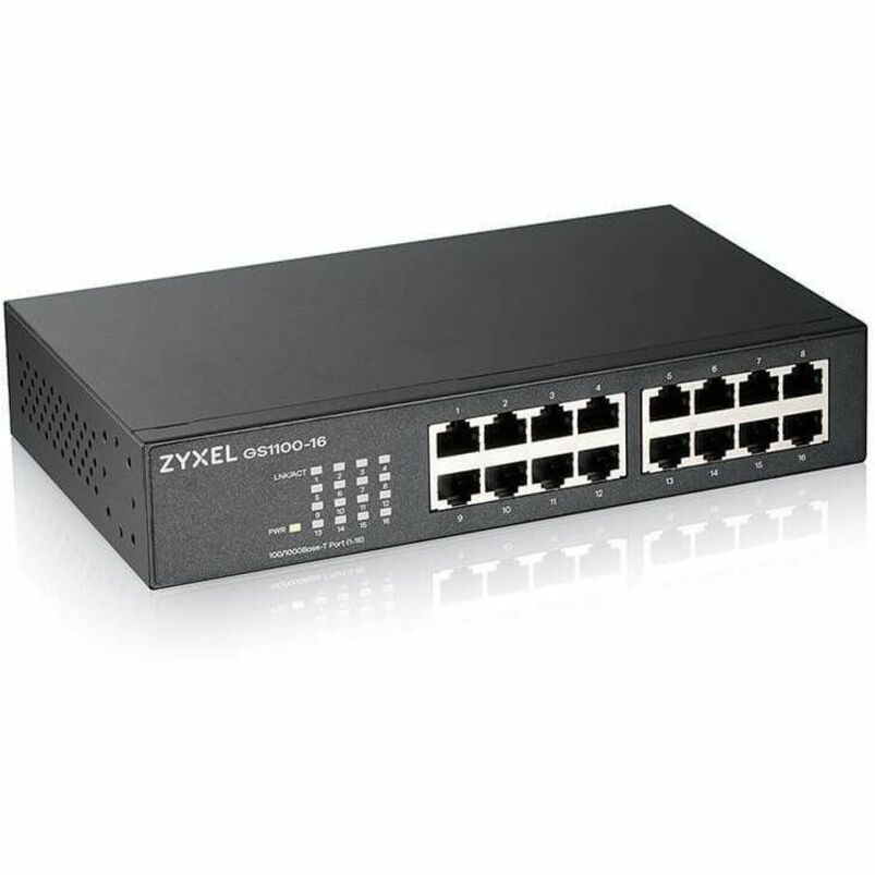 ZYXEL GS1100-16 16-Port Gigabit Ethernet Switch — GS1100-16