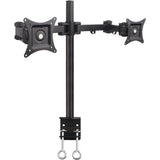 SIIG Articulating Dual Monitor Desk Mount - 13" to 27" — CE-MT0Q11-S1