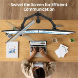 SIIG Articulating Dual Monitor Desk Mount - 13" to 27" — CE-MT0Q11-S1