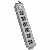Eaton Tripp Lite Series Industrial Power Strip Metal, Lighted Power Switch, 6-Outlet, 6 ft. (1.8 m) Cord — 6SP