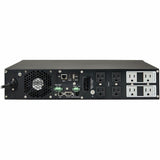 Eaton Tripp Lite Series SmartOnline 1000VA 900W 120V Double-Conversion UPS - 8 Outlets, Extended Run, Network Card Included, LCD, USB, DB9, 2U Rack/Tower — SU1000RTXLCD2UN