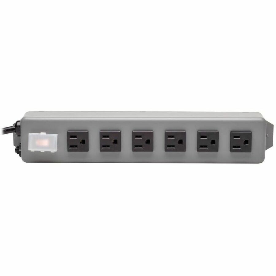 Eaton Tripp Lite Series Industrial Power Strip Metal, Lighted Power Switch, 6-Outlet, 6 ft. (1.8 m) Cord — 6SP