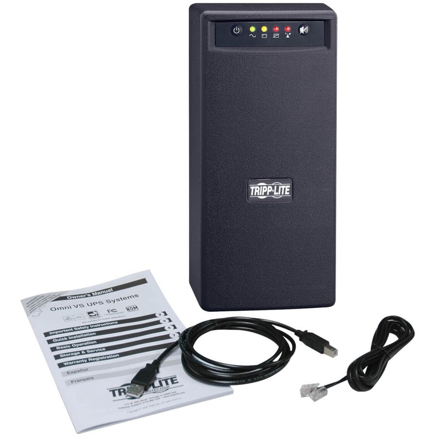 Eaton Tripp Lite Series OmniVS 120V 800VA 475W Line-Interactive UPS, Tower, USB port — OMNIVS800