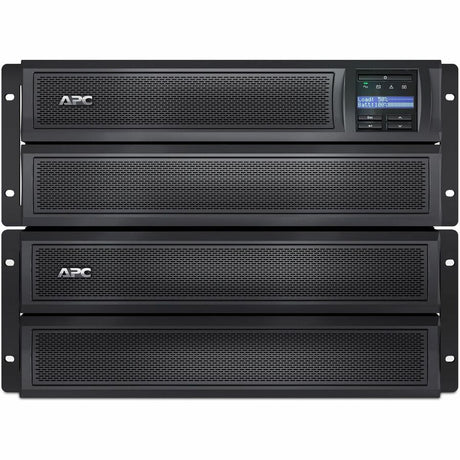 APC Smart-UPS X, Line Interactive, 3kVA, Rack/tower convertible 4U, 100V-127V, 6x 5-15R+3x 5-20R+1x L5-30R NEMA, NMC, Extended runtime,Short depth,TAA — SMX3000LVNCUS