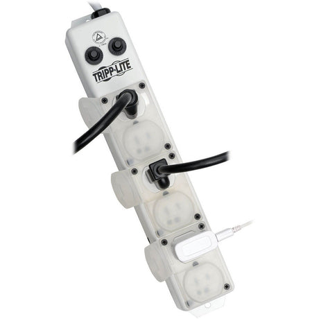 Eaton Tripp Lite Series Safe-IT UL 1363A Medical-Grade Power Strip for Patient-Care Vicinity, 6x 15A Hospital-Grade Outlets, Safety Covers, 7 ft. Cord — PS-607-HG-OEM
