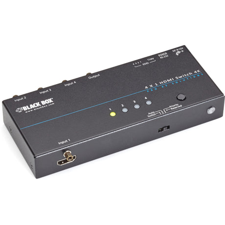 Black Box 4K HDMI Switch - 4 x 1 — VSW-HDMI4X1-4K