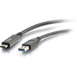 C2G 3ft (0.9m) USB-C&reg; to USB-A 3.2 Gen 1 (5Gbps) Cable M/M - Black — 28831