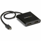 StarTech.com USB-C to Dual HDMI Adapter, USB Type-C Multi-Monitor MST Hub, Dual 4K 30Hz HDMI Laptop Display Extender/Splitter, Windows~ — MSTCDP122HD