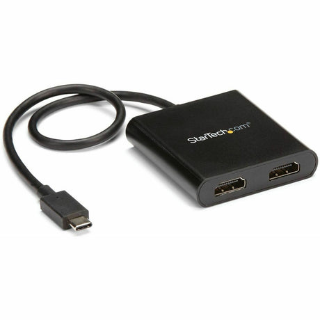 StarTech.com USB-C to Dual HDMI Adapter, USB Type-C Multi-Monitor MST Hub, Dual 4K 30Hz HDMI Laptop Display Extender/Splitter, Windows~ — MSTCDP122HD