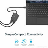 StarTech.com USB-C to Dual HDMI Adapter, USB Type-C Multi-Monitor MST Hub, Dual 4K 30Hz HDMI Laptop Display Extender/Splitter, Windows~ — MSTCDP122HD