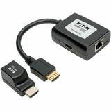 Eaton Tripp Lite Series HDMI over Cat5/6 Extender Kit, Transmitter/Receiver for Video/Audio, PoC, Up to 100 ft. (30 m), TAA — B126-1P1M-U-POC