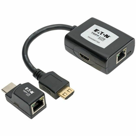 Eaton Tripp Lite Series HDMI over Cat5/6 Extender Kit, Transmitter/Receiver for Video/Audio, PoC, Up to 100 ft. (30 m), TAA — B126-1P1M-U-POC