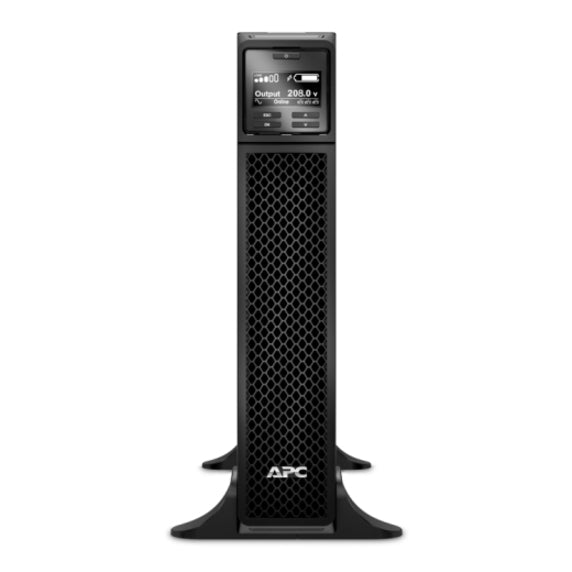 APC Smart-UPS On-Line, 3kVA, Tower, 208V, 2x L6-20R+1x L6-30R NEMA outlets, SmartSlot, Extended runtime, W/O rail kit — SRT3000XLT