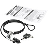 Eaton Tripp Lite Series Security Lock for Laptops and Peripherals, Keyed, 4 ft. (1.22 m) Cable — SEC4K