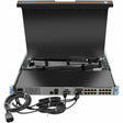 Vertiv Avocent LRA Rack Console 18.5" LCD Widescreen,8-Port, Keyboard with Touchpad — LRA185KMM8D-G01