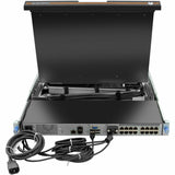 Vertiv Avocent LRA Rack Console 18.5" LCD Widescreen,8-Port, Keyboard with Touchpad — LRA185KMM8D-G01
