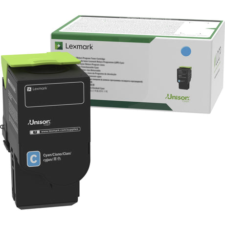 Lexmark Unison Original Standard Yield Laser Toner Cartridge - Cyan - 1 Each — 78C10C0