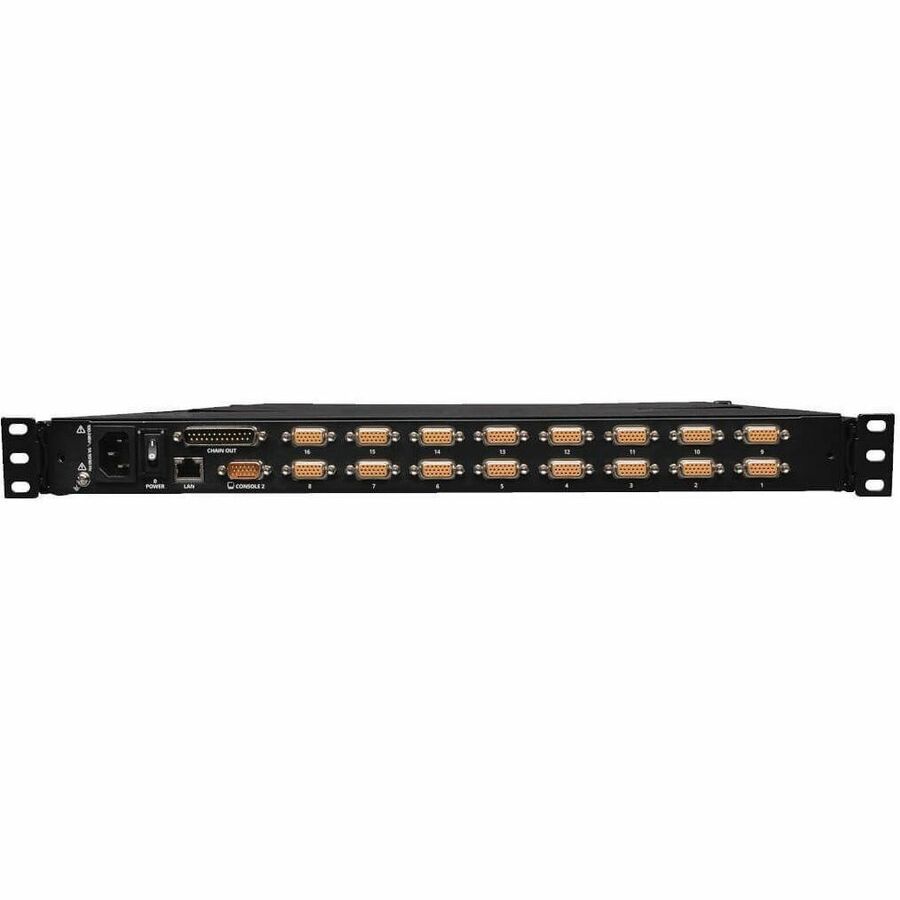 Eaton Tripp Lite Series NetDirector 16-Port 1U Rack-Mount Console IP KVM Switch with 19 in. LCD, TAA — B020-U16-19-IP