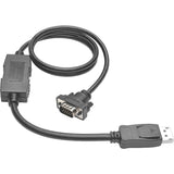 Eaton Tripp Lite Series DisplayPort 1.2 to VGA Active Adapter Cable (DP with Latches to HD15 M/M), 10 ft. (3.1 m), TAA — P581-010-VGA-V2