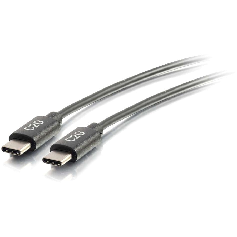 C2G 3ft USB C Cable - USB C to USB C Cable - USB C 2.0 3A - 480 Mbps - M/M — 28825