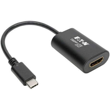 Eaton Tripp Lite Series USB-C to HDMI Adapter (M/F) - 4K 60 Hz, HDCP 2.2, Black — U444-06N-HD4K6B