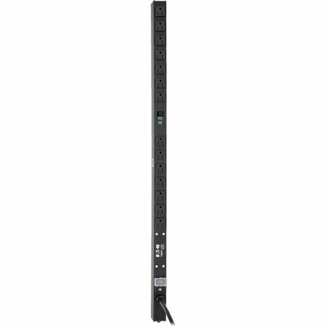 Eaton Tripp Lite Series 1.5kW Single-Phase Local Metered PDU, 100-127V Outlets (14 5-15R), 5-15P, 15 ft. (4.57 m) Cord, 0U Vertical, 36 in. — PDUMV15-36